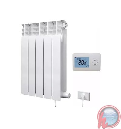 Radiador electrico E-RADIATOR 5 elementos 750w con termostato inalambrico
